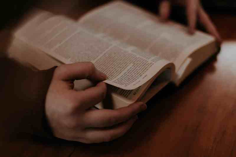 woman reading the bible